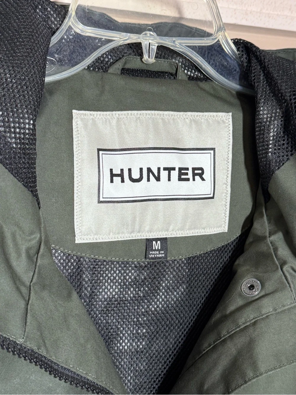 Hunter Women's Hooded Coat in Olive - Picture 10 of 15